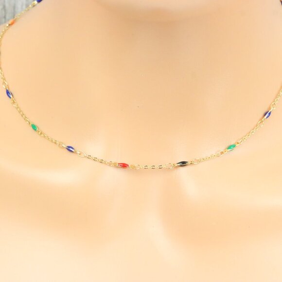 Minimalist Necklace Chain, Elegant Jewelry for Women & Girls | MLCRC1876 - Picture 7 of 10